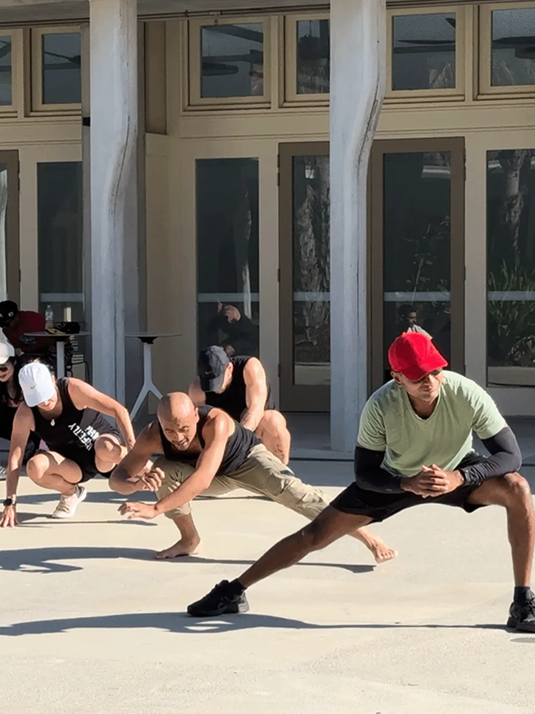 MovesMethod coach leading an outdoor mobility session
